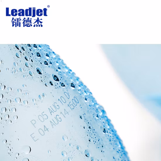 애완 동물 병 및 비닐 봉투 만료일을 위한 Leadjet 30W CO2 레이저 마킹 기계
